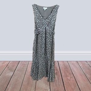 Mimi Maternity dress silk M Medium polka dots airy